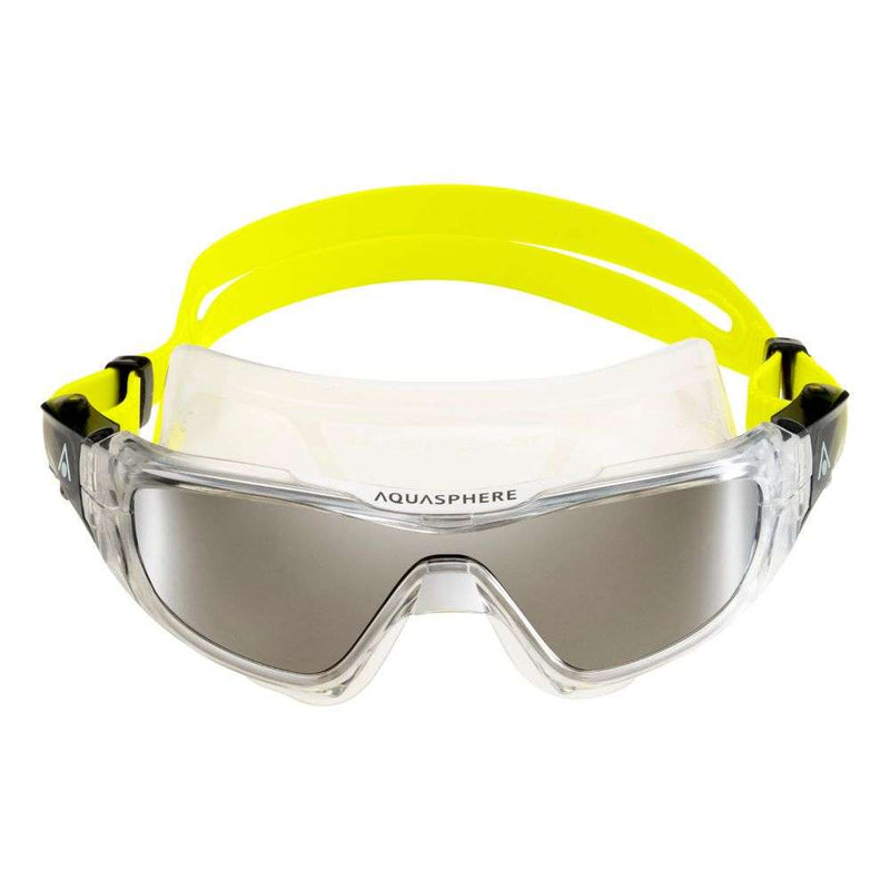 Vista Pro Swim Mask Silver Titanium Mirrored