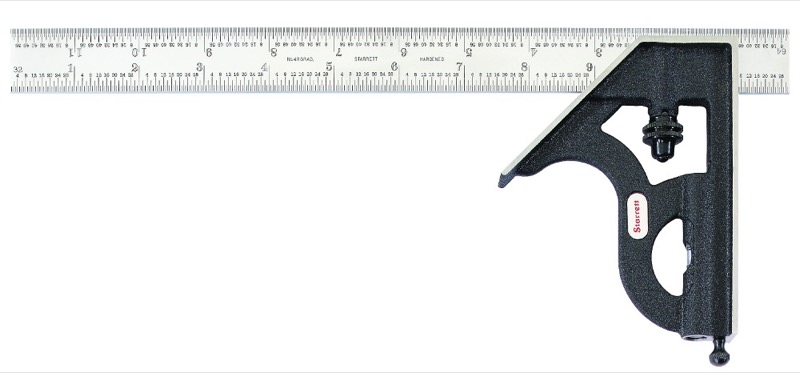 Starrett C11H-12-4R Combination Square 12in