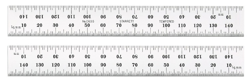 Starrett C635-300 Steel Rule 300mm