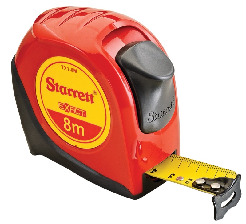Starrett KTX1-8M-N Exact Tape Measure 8m